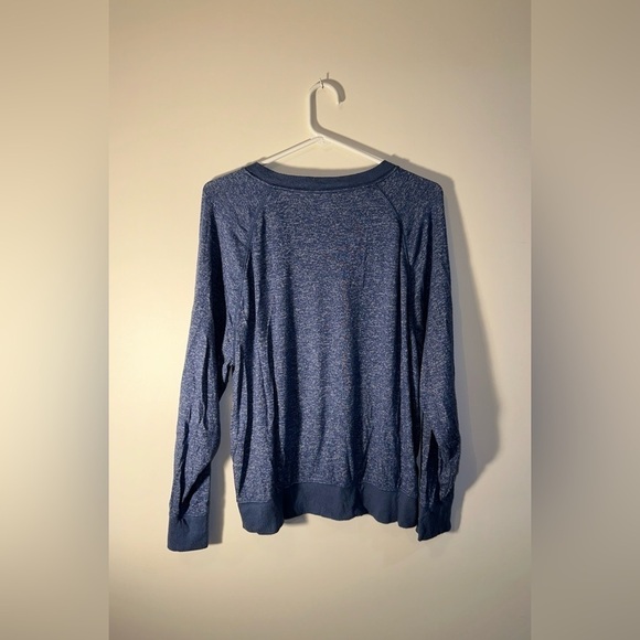 PINK by Victoria’s Secret ‘Love Pink’ Blue Soft & Thin Crew Neck - Size M - Picture 2 of 11